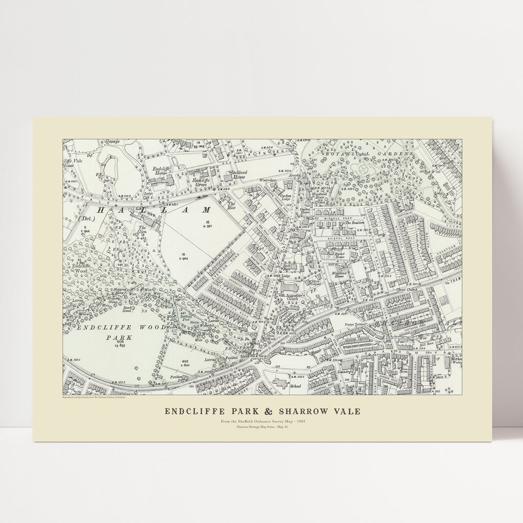 Map 01 - Endcliffe Park & Sharrow Vale