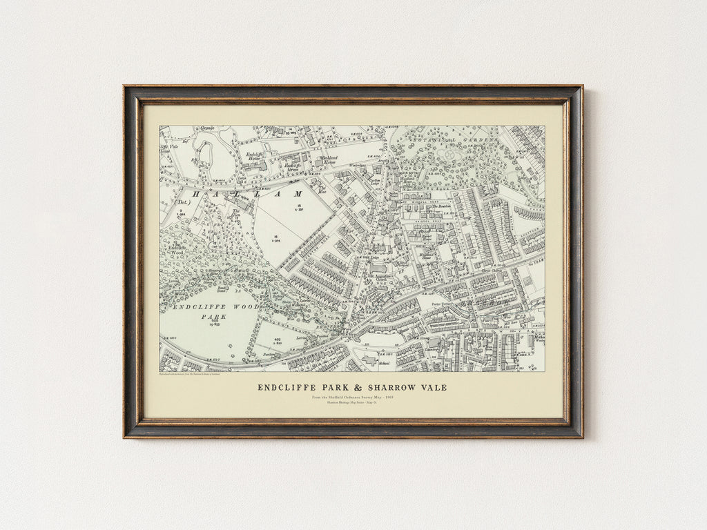 Map 01 - Endcliffe Park & Sharrow Vale