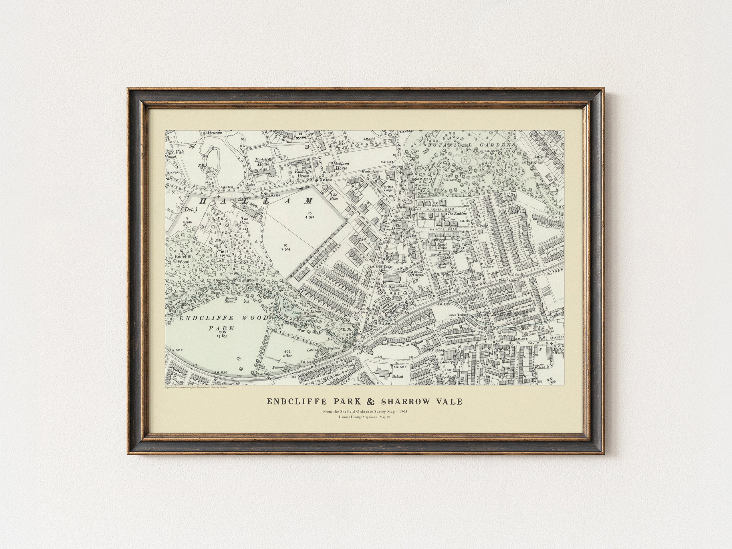 Map 01 - Endcliffe Park & Sharrow Vale