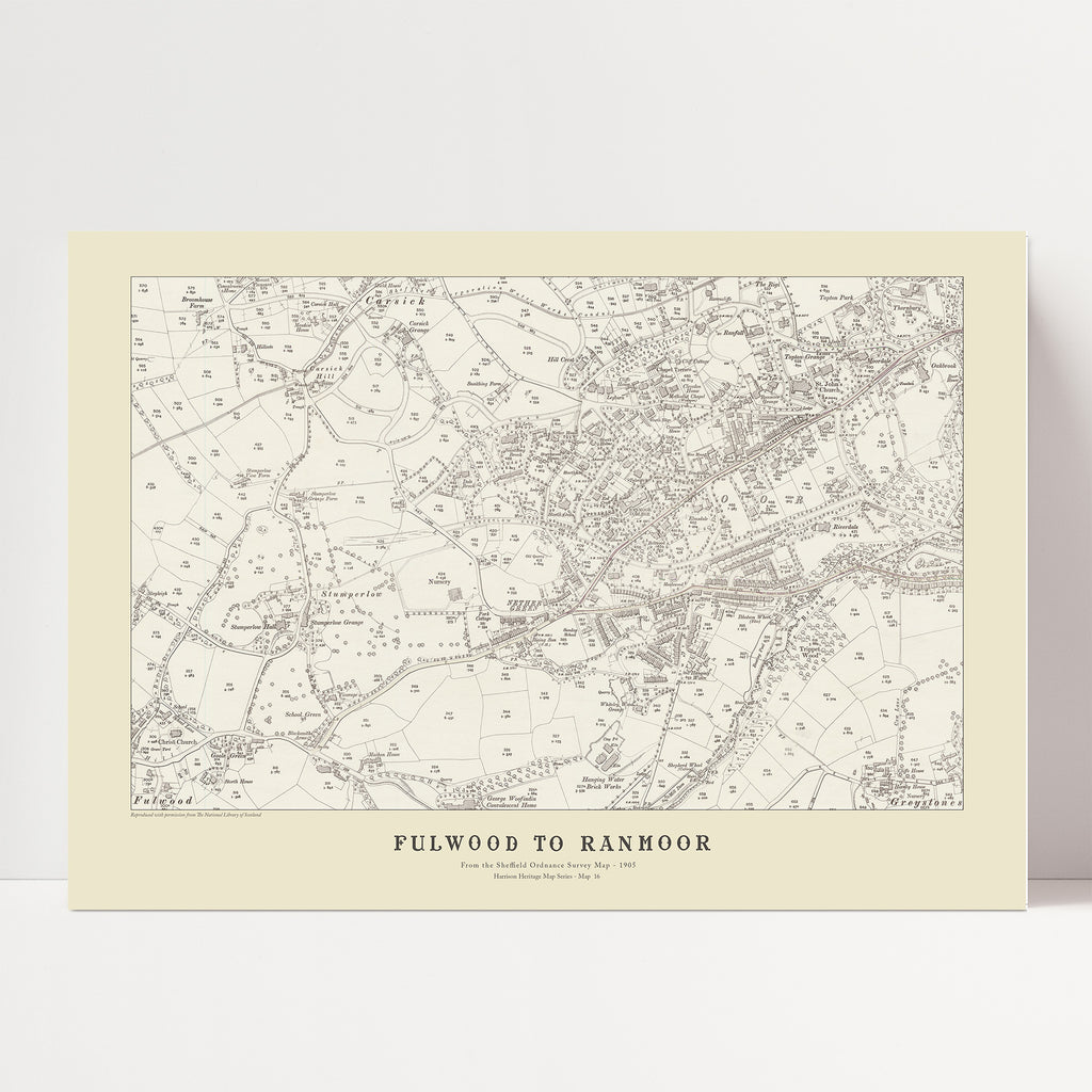 MAP 16 - Fulwood to Ranmoor