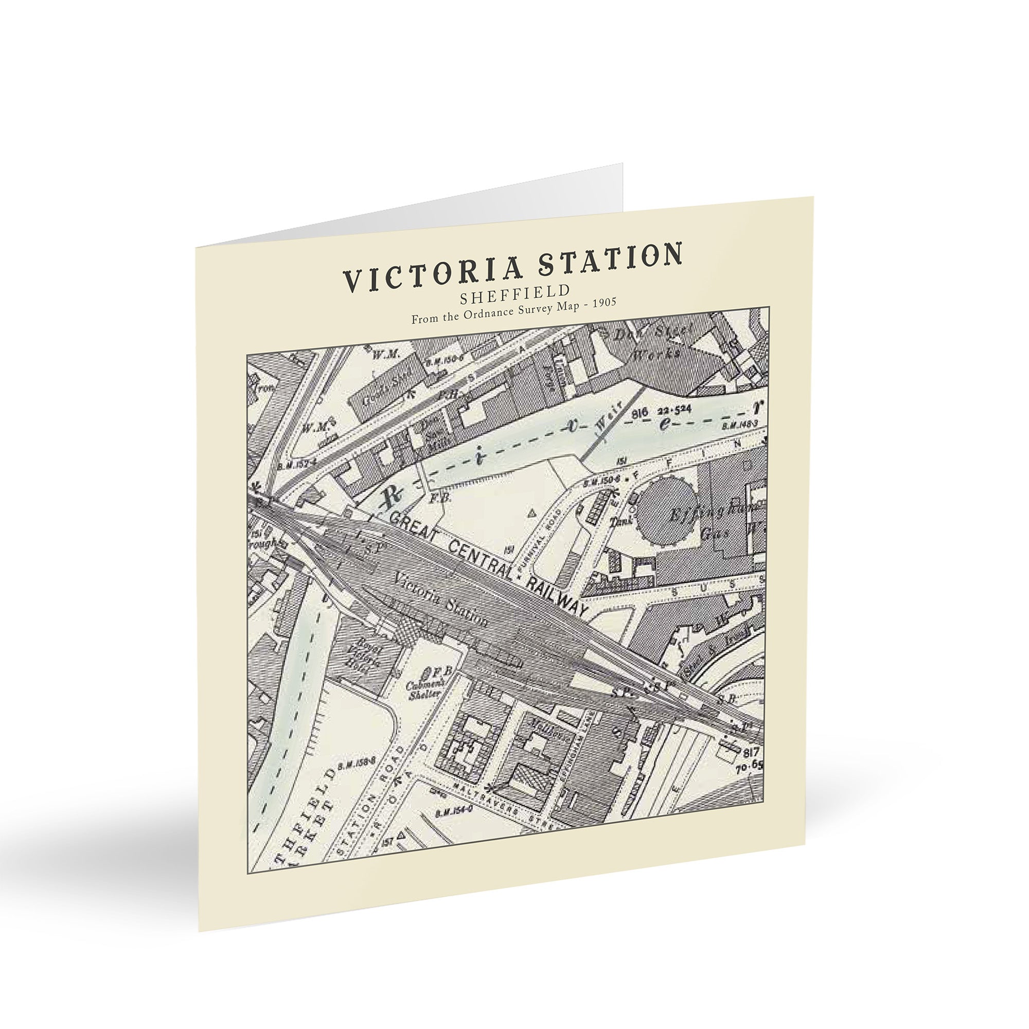 Victoria Station - Sheffield Card