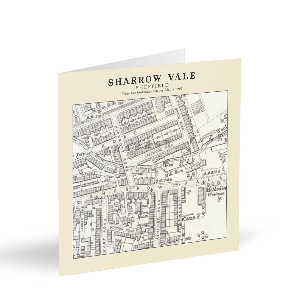 Sharrow Vale - Sheffield Card