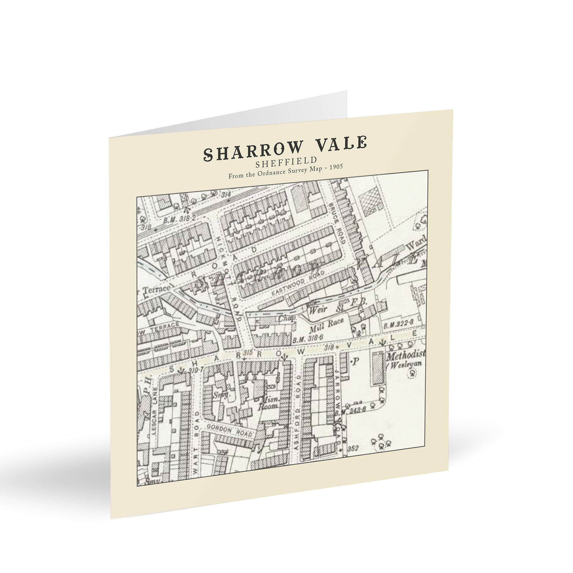 Sharrow Vale - Sheffield Card