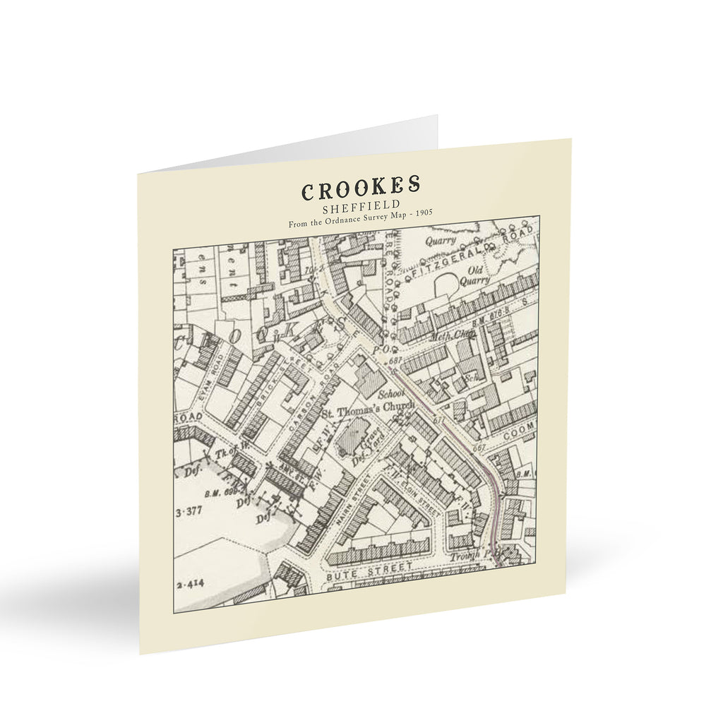Crookes - Sheffield Card