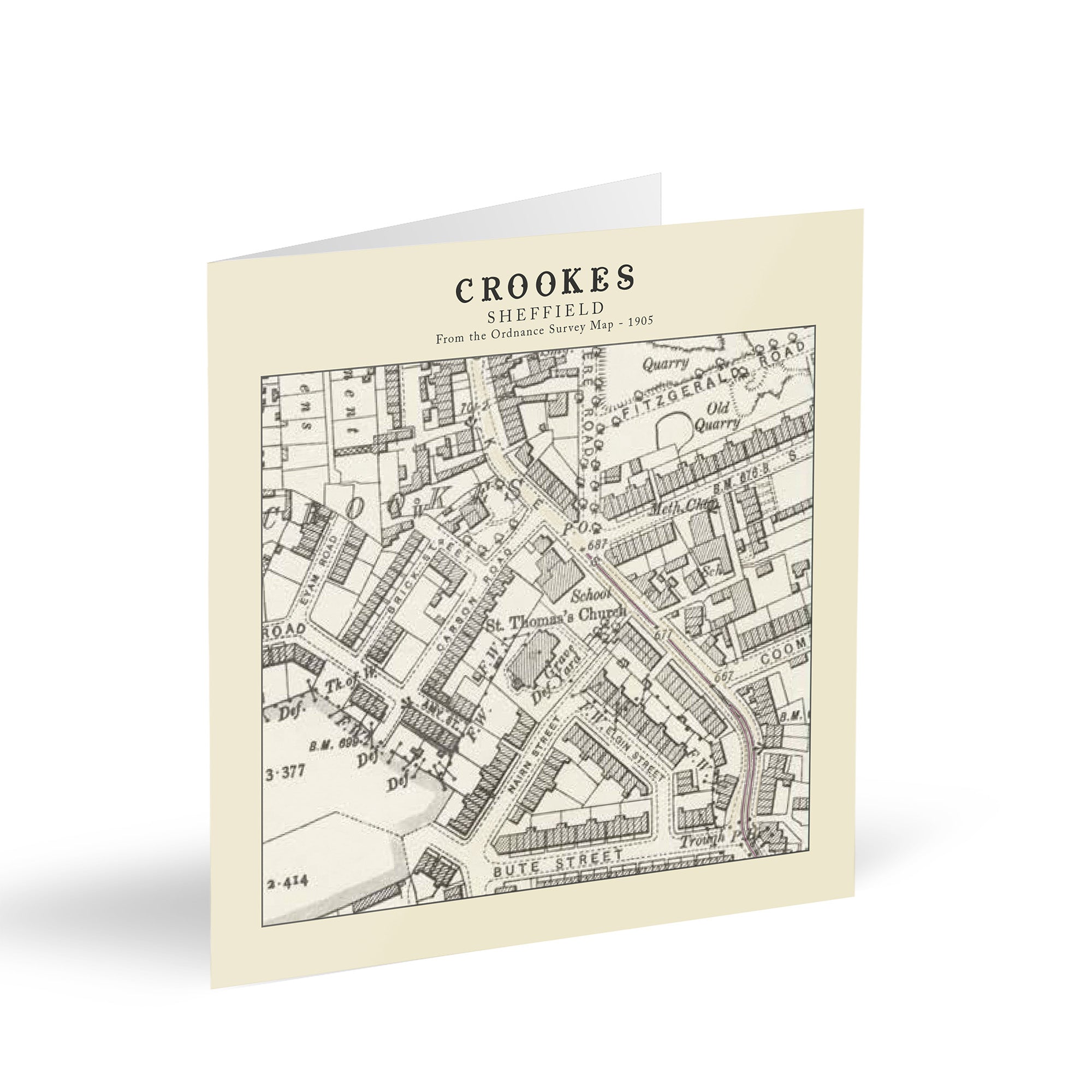 Crookes - Sheffield Card