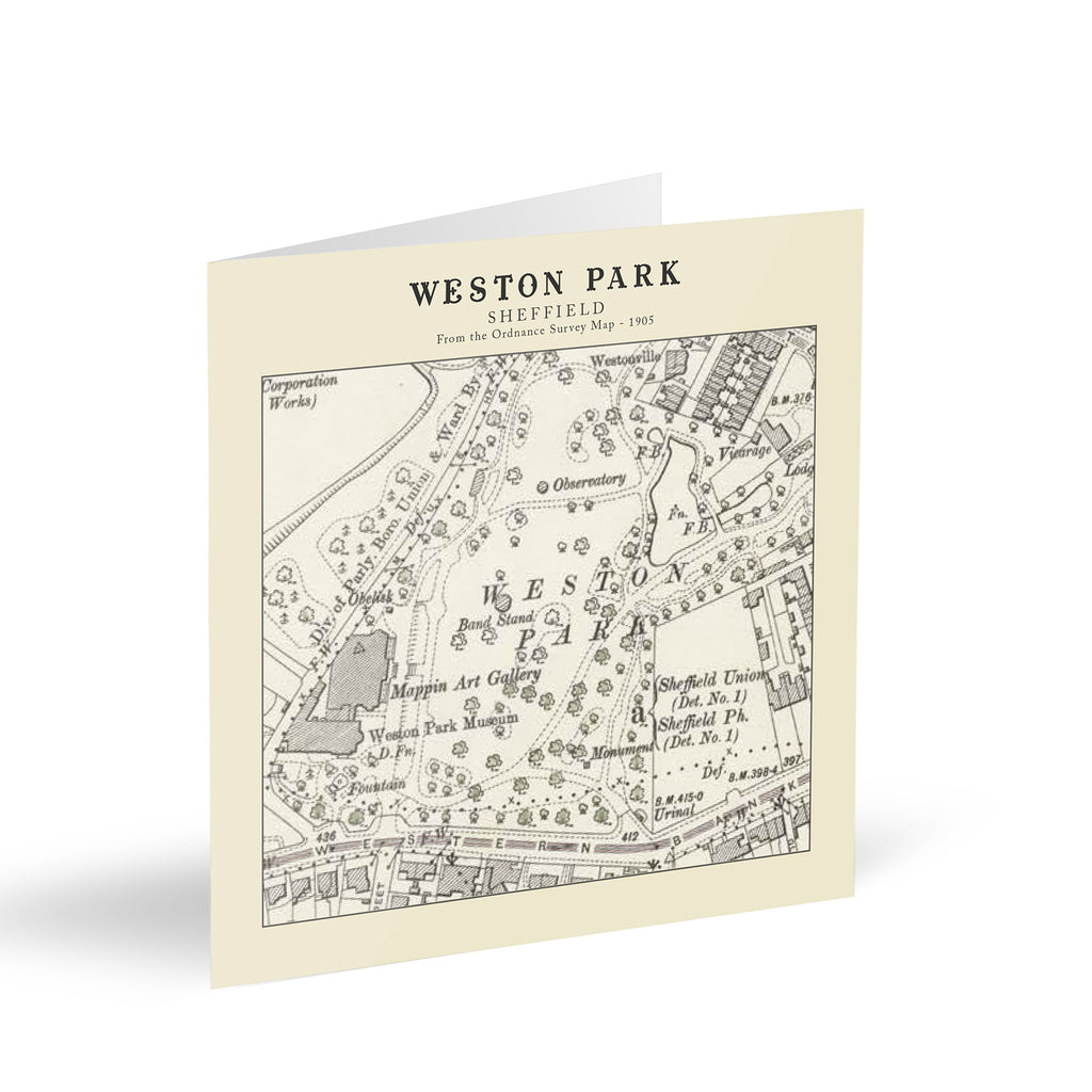 Weston Park - Sheffield Card