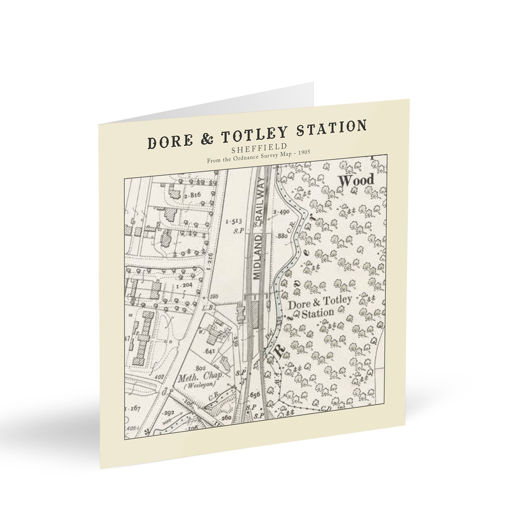 Dore & Totley Station - Sheffield Card