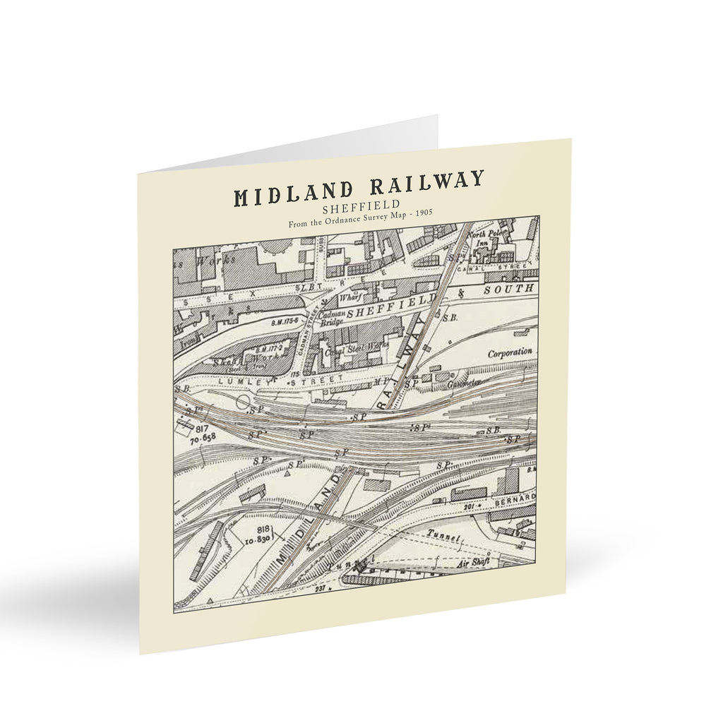 Midland Railway - Sheffield Card