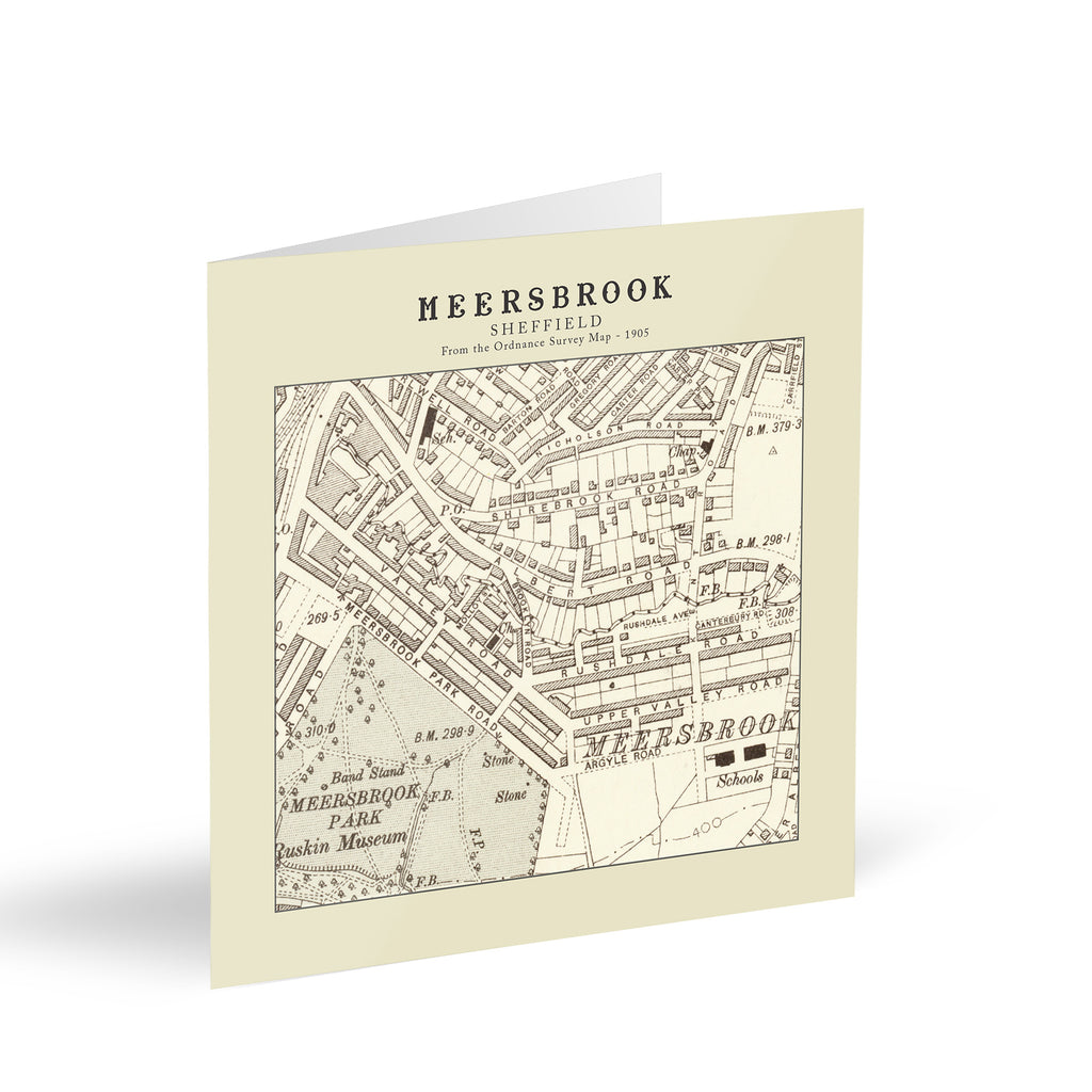 Meersbrook - Sheffield Card