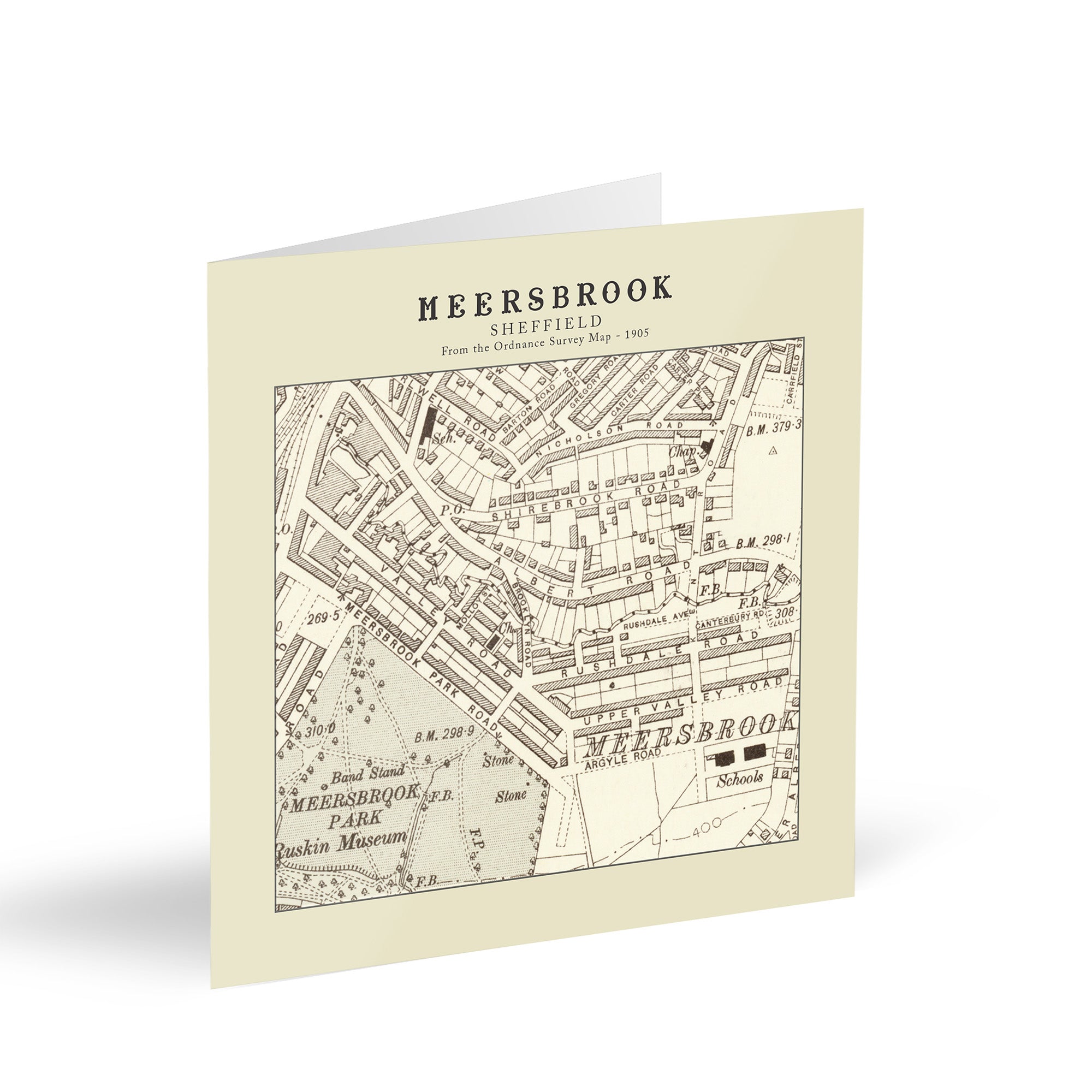 Meersbrook - Sheffield Card