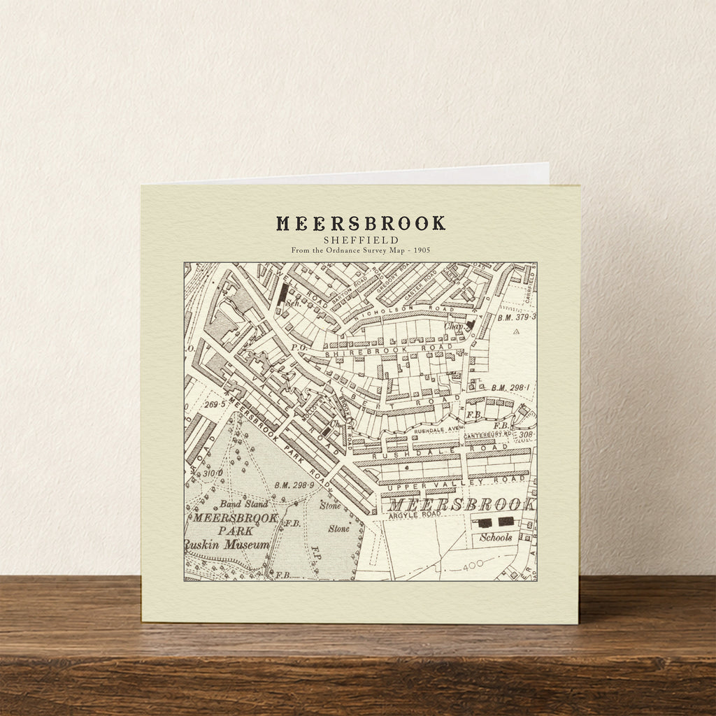 Meersbrook - Sheffield Card
