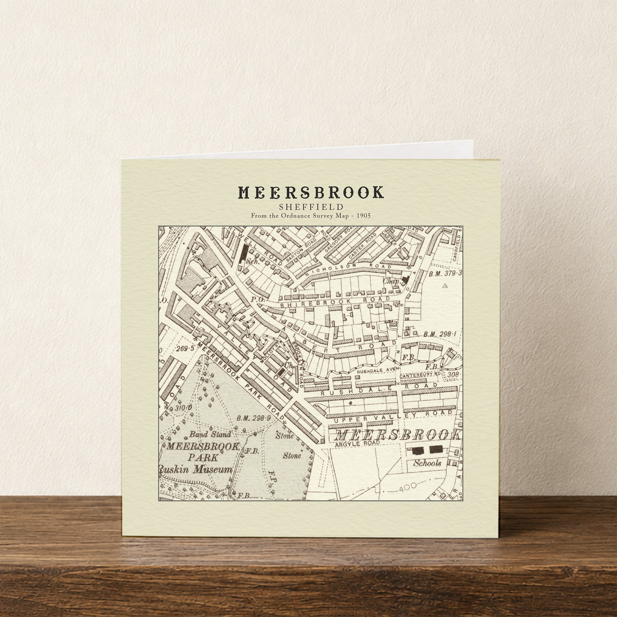 Meersbrook - Sheffield Card