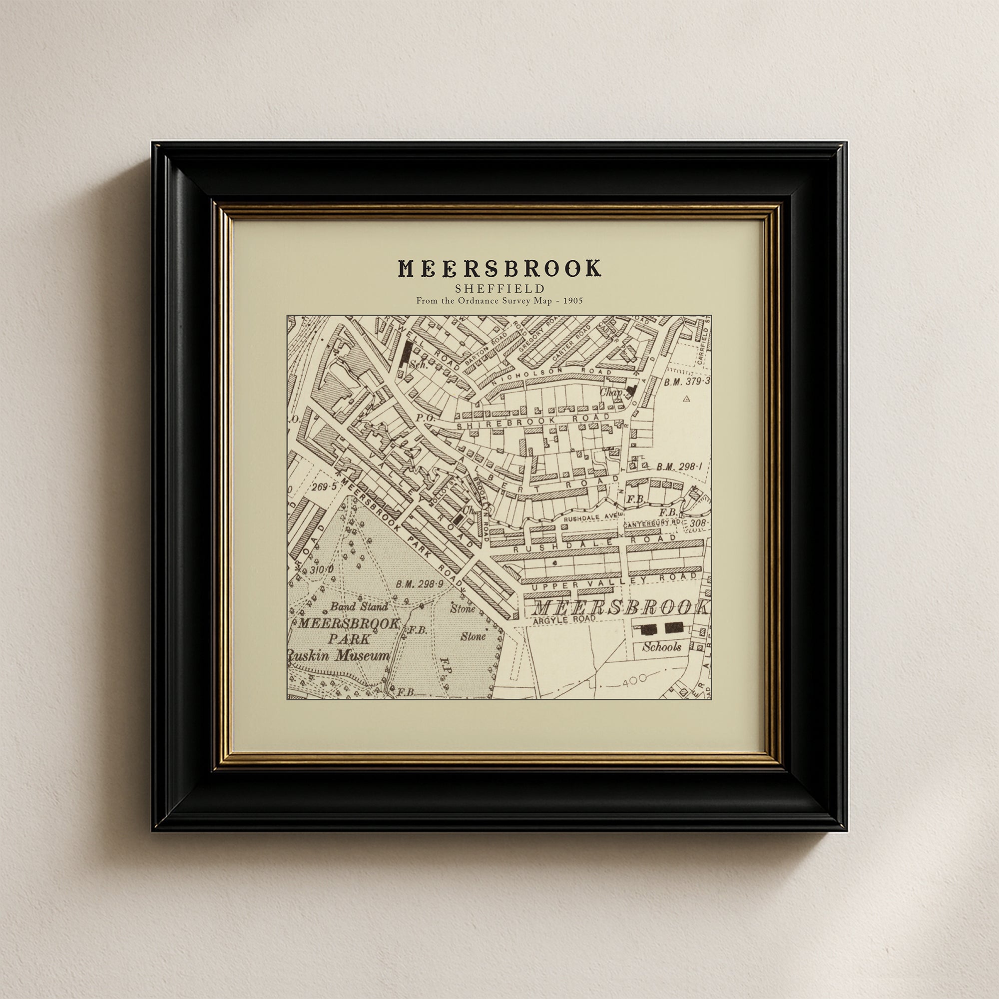 Meersbrook - Sheffield Card