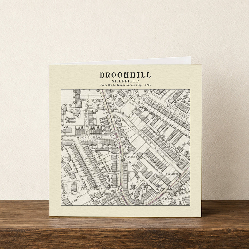 Broomhill - Sheffield Card