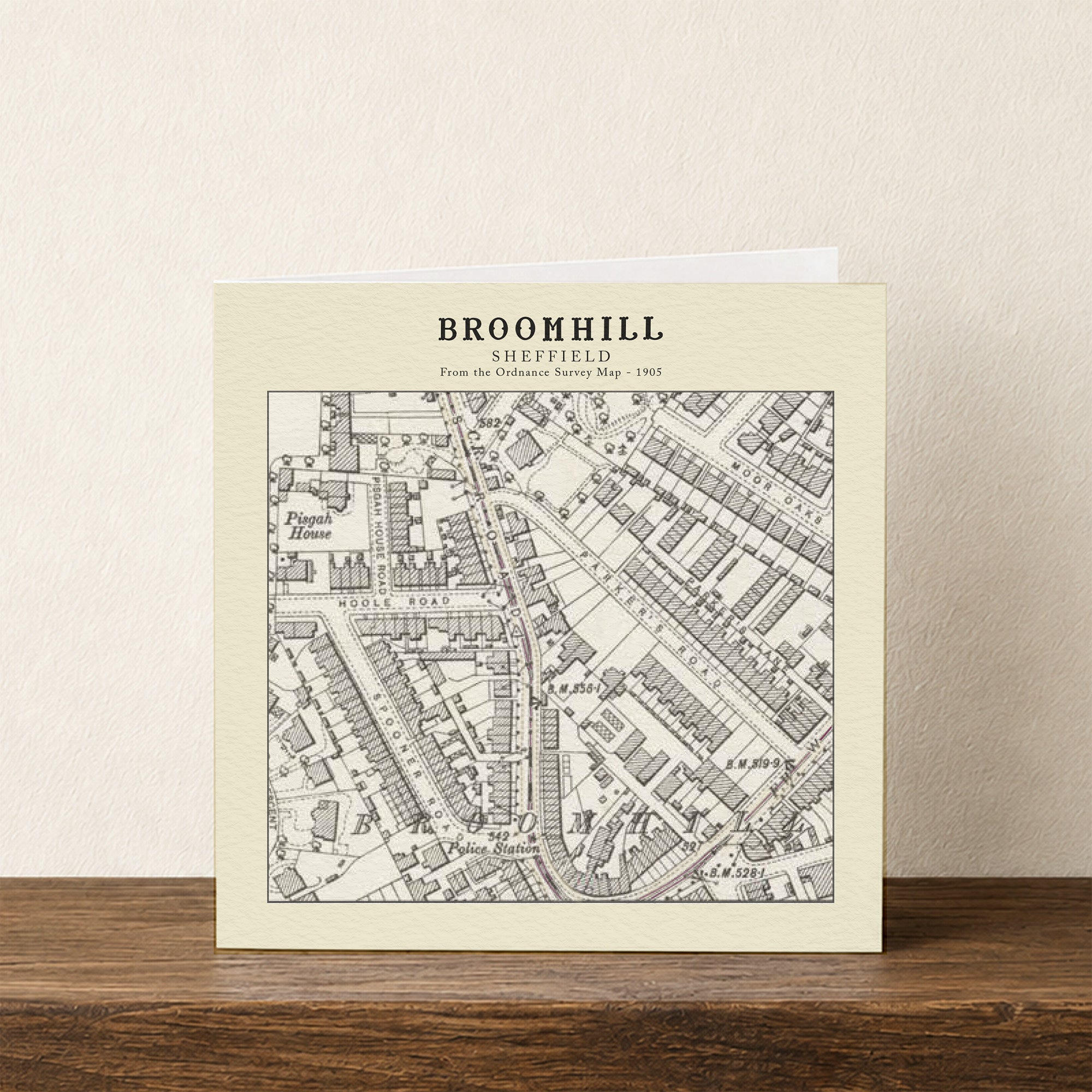 Broomhill - Sheffield Card
