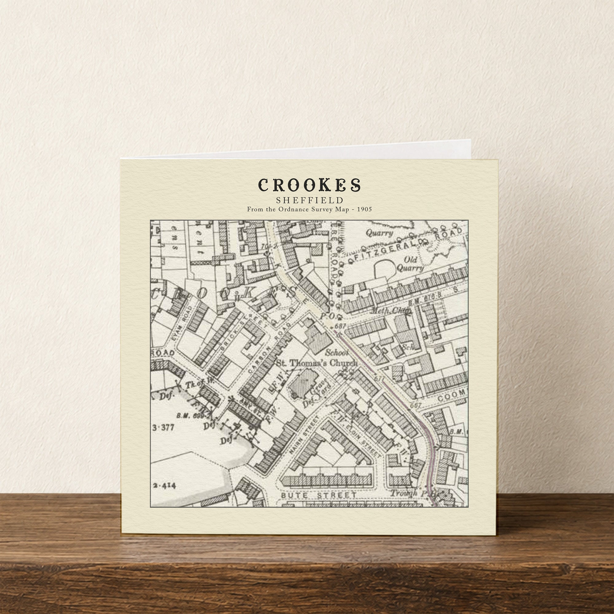 Crookes - Sheffield Card