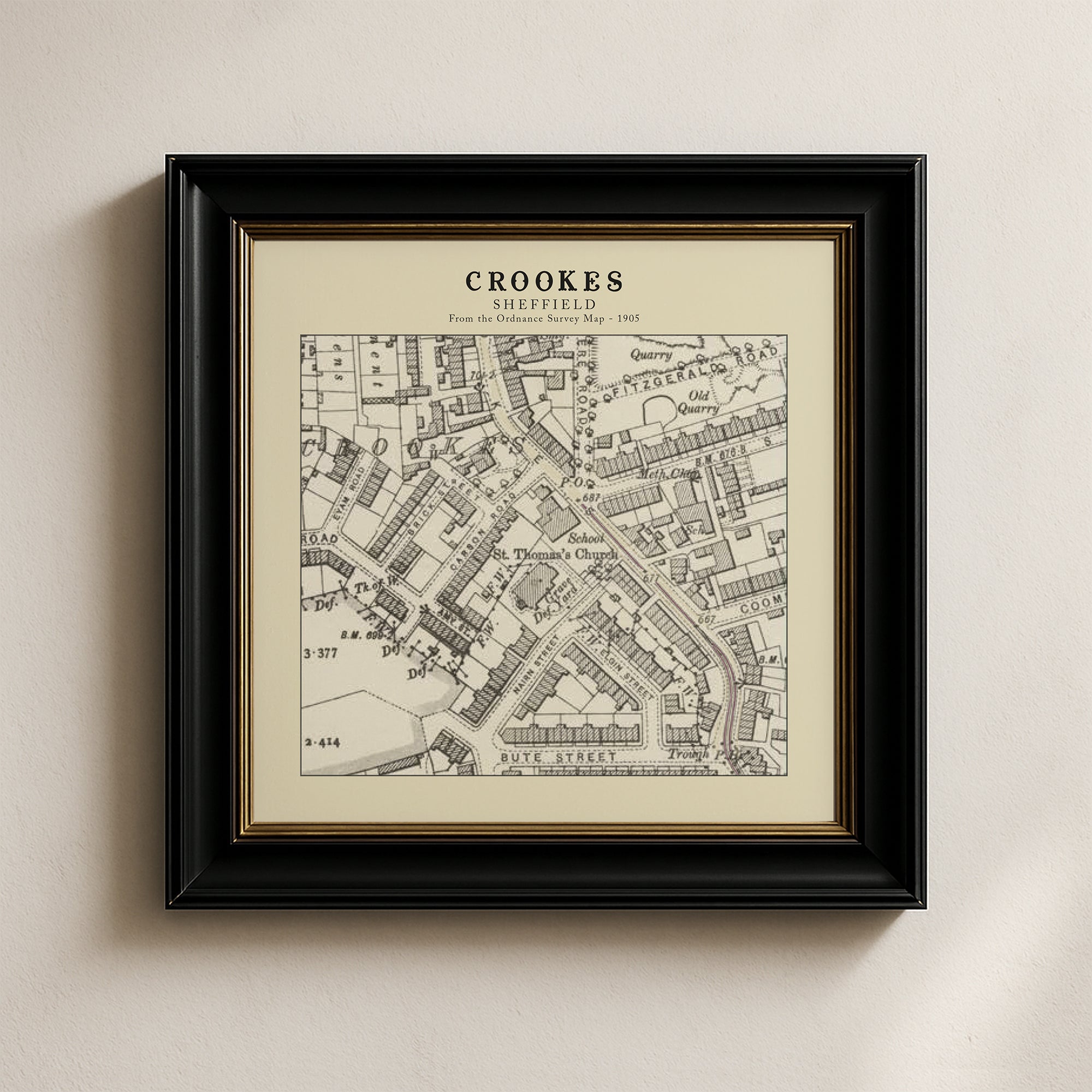 Crookes - Sheffield Card