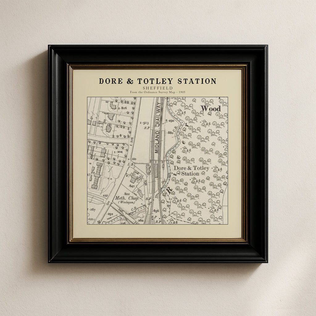 Dore & Totley Station - Sheffield Card