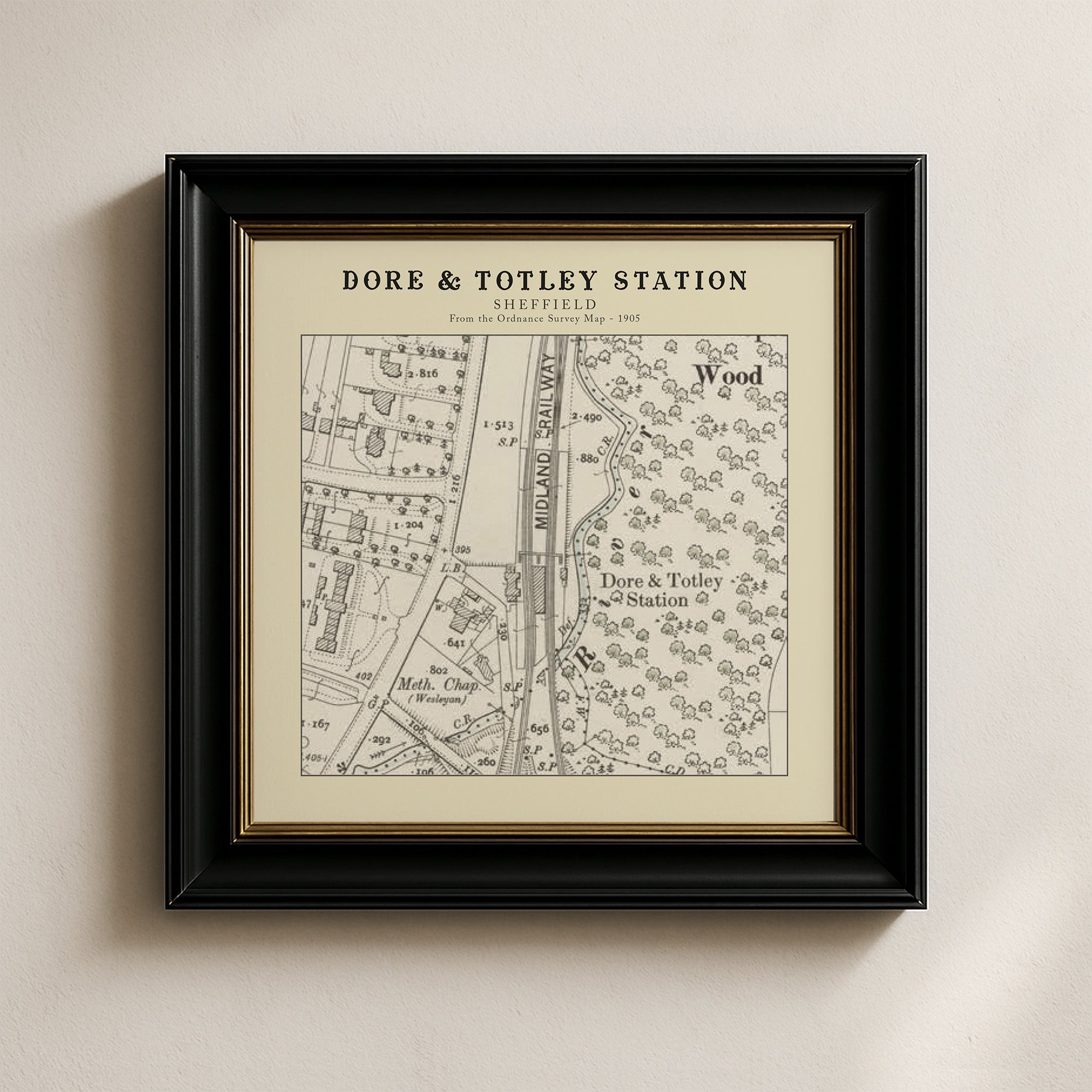 Dore & Totley Station - Sheffield Card