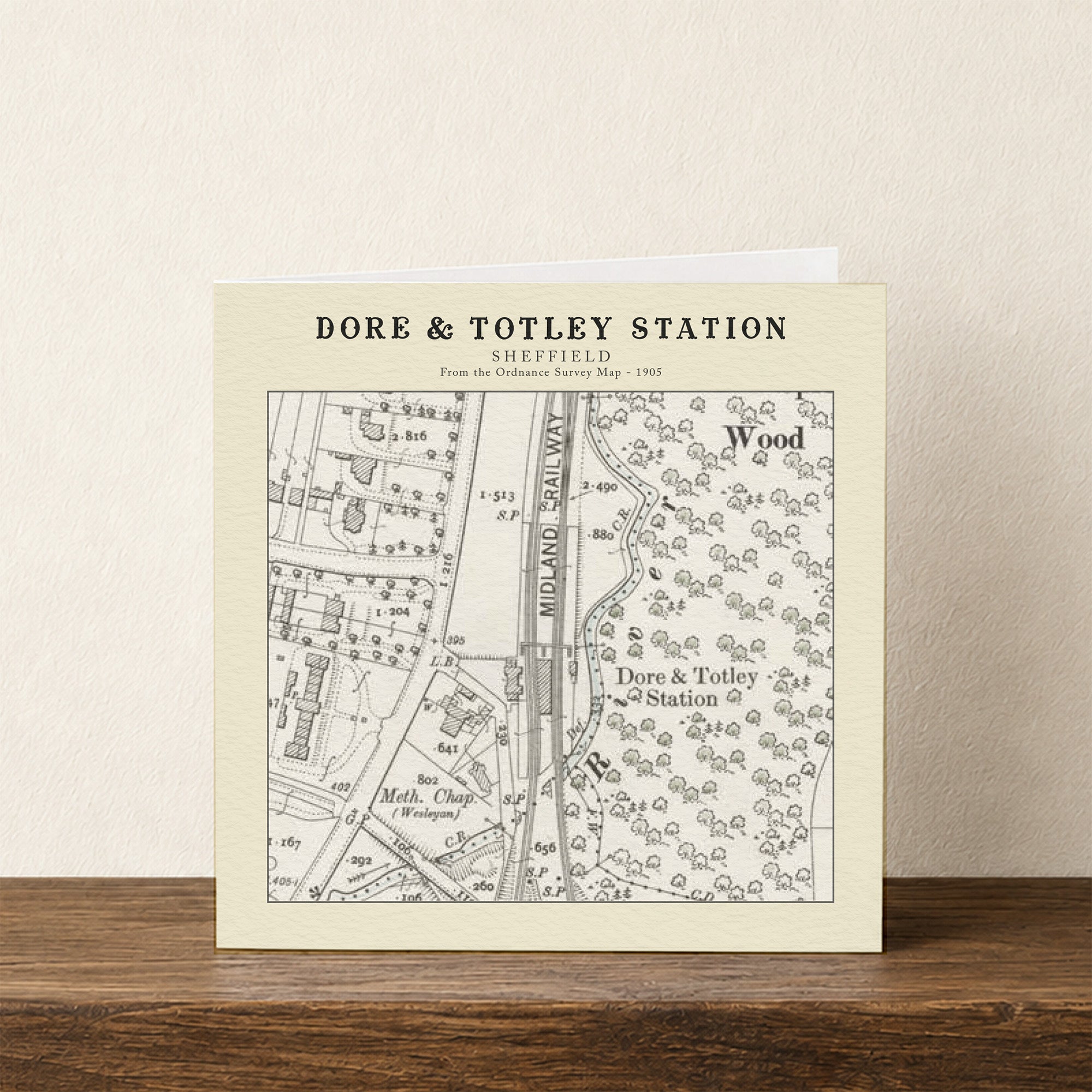 Dore & Totley Station - Sheffield Card