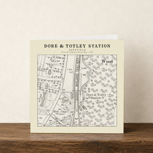 Dore & Totley Station - Sheffield Card