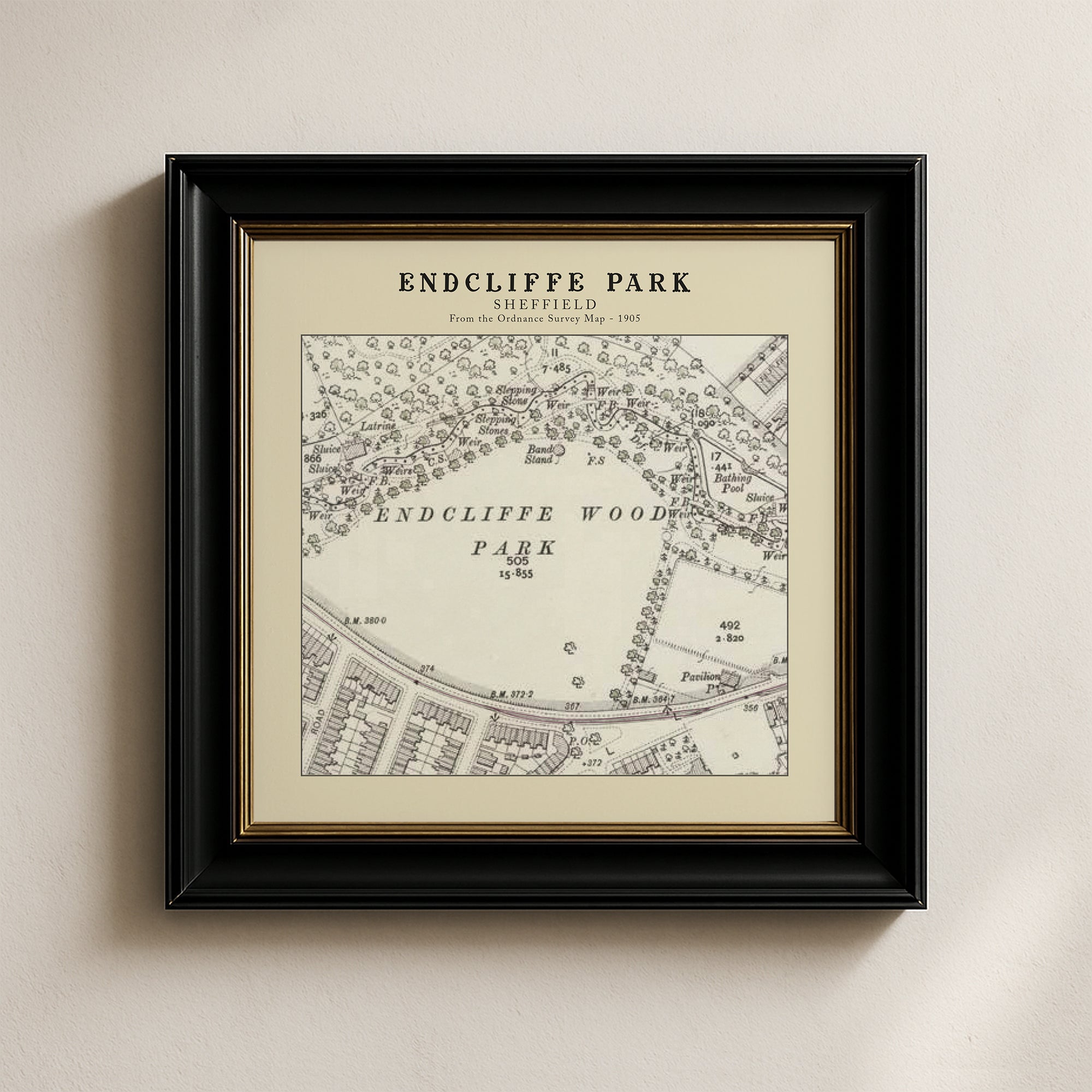 Endcliffe Park - Sheffield Card