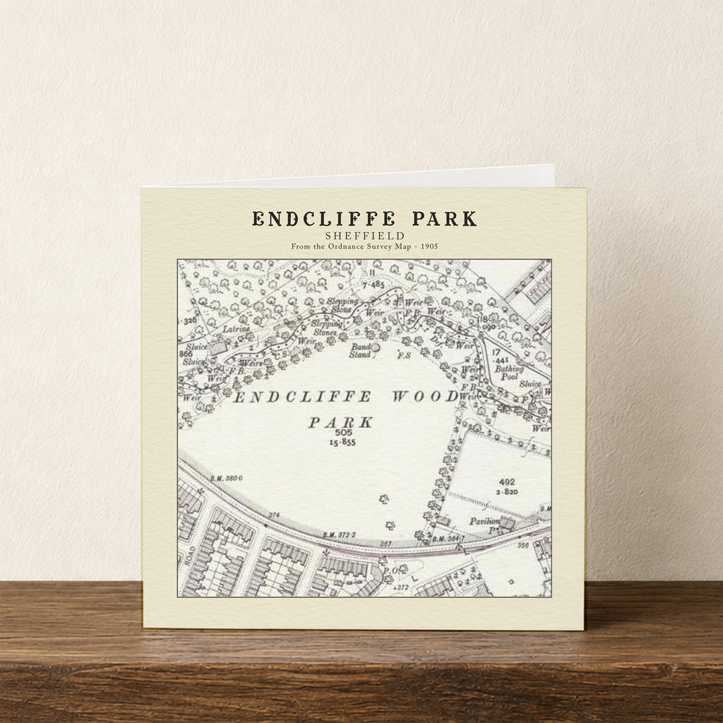 Endcliffe Park - Sheffield Card