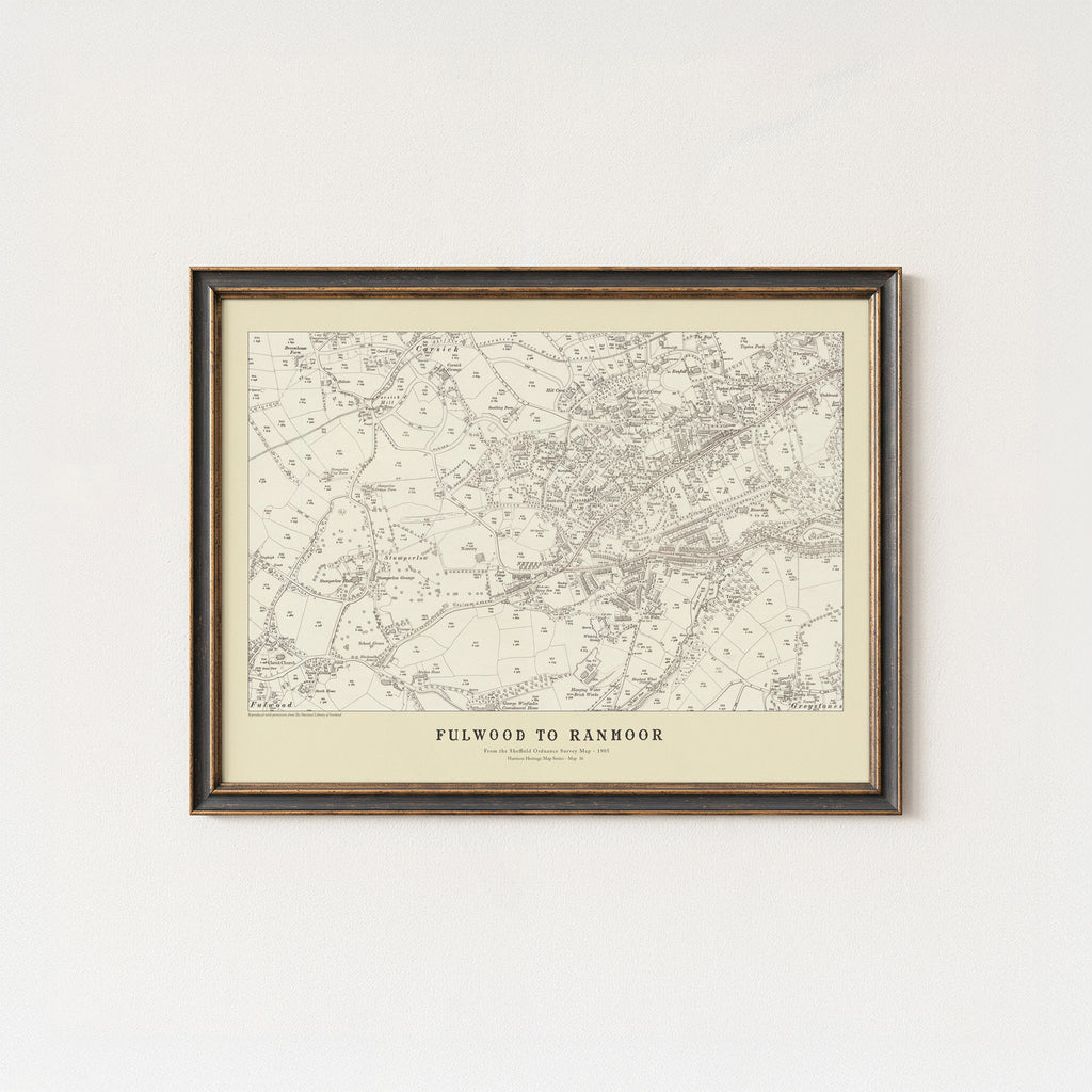 MAP 16 - Fulwood to Ranmoor