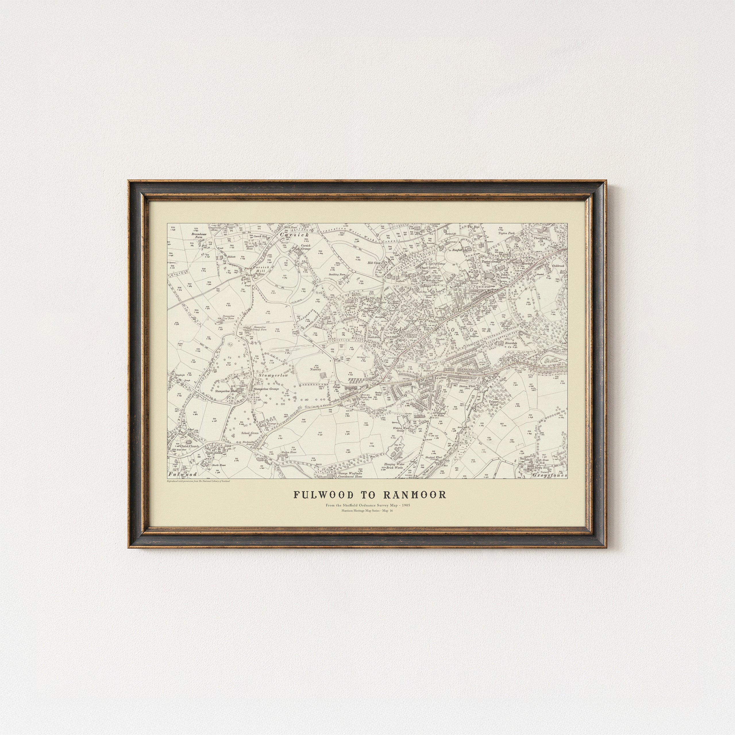 MAP 16 - Fulwood to Ranmoor