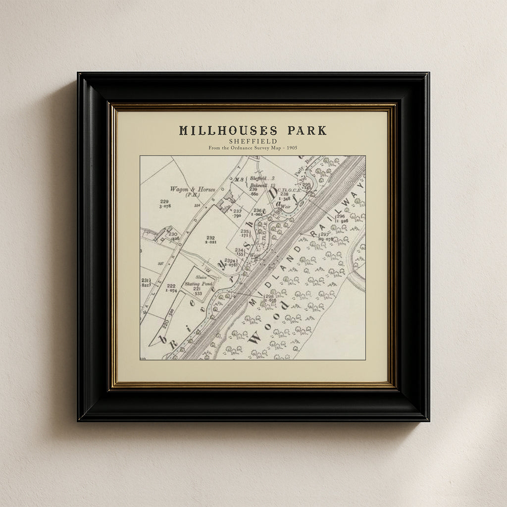 Millhouses Park - Sheffield Card
