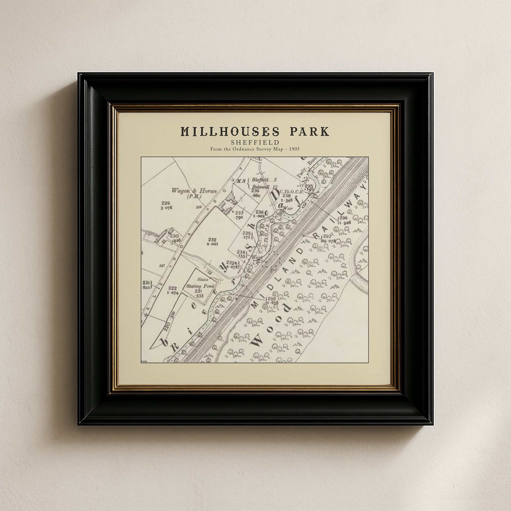 Millhouses Park - Sheffield Card