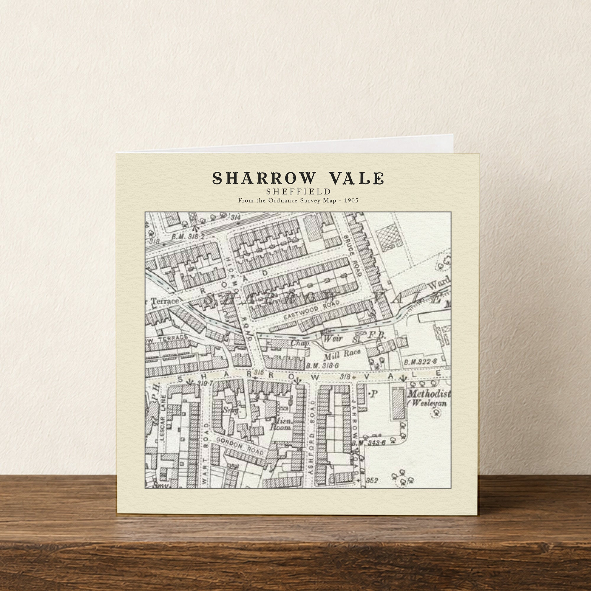 Sharrow Vale - Sheffield Card