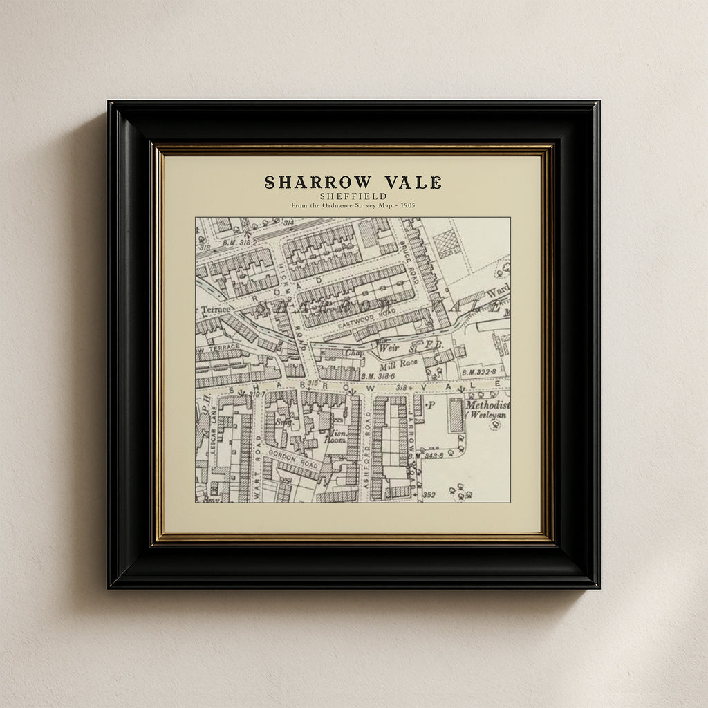 Sharrow Vale - Sheffield Card