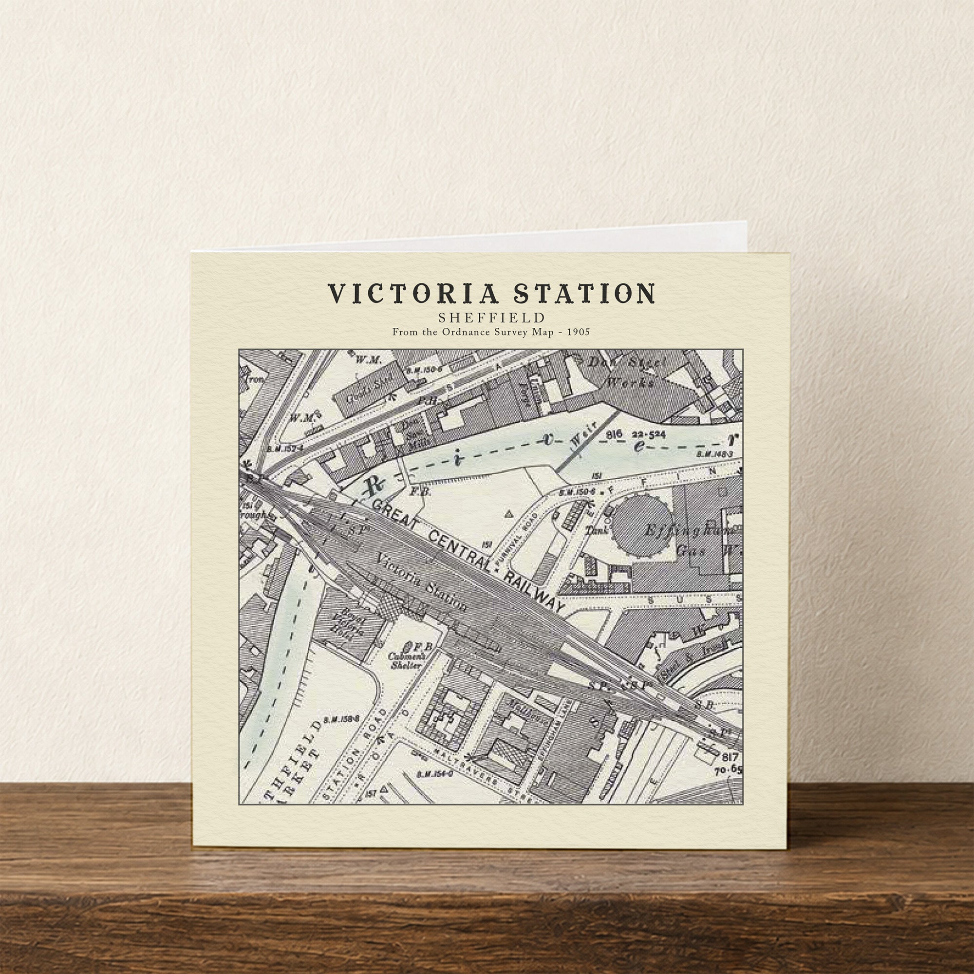 Victoria Station - Sheffield Card