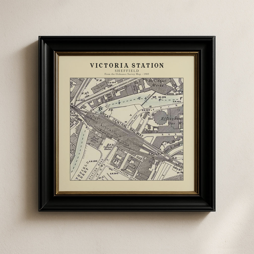 Victoria Station - Sheffield Card