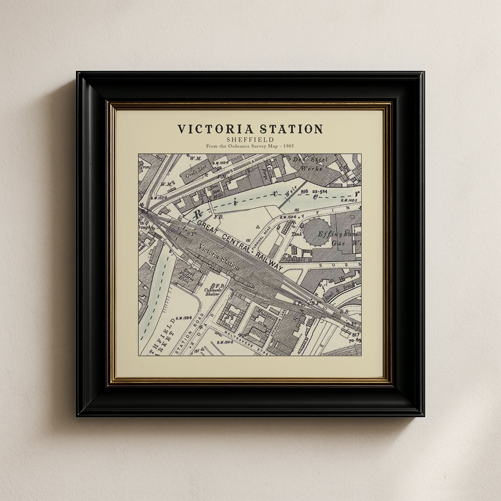 Victoria Station - Sheffield Card