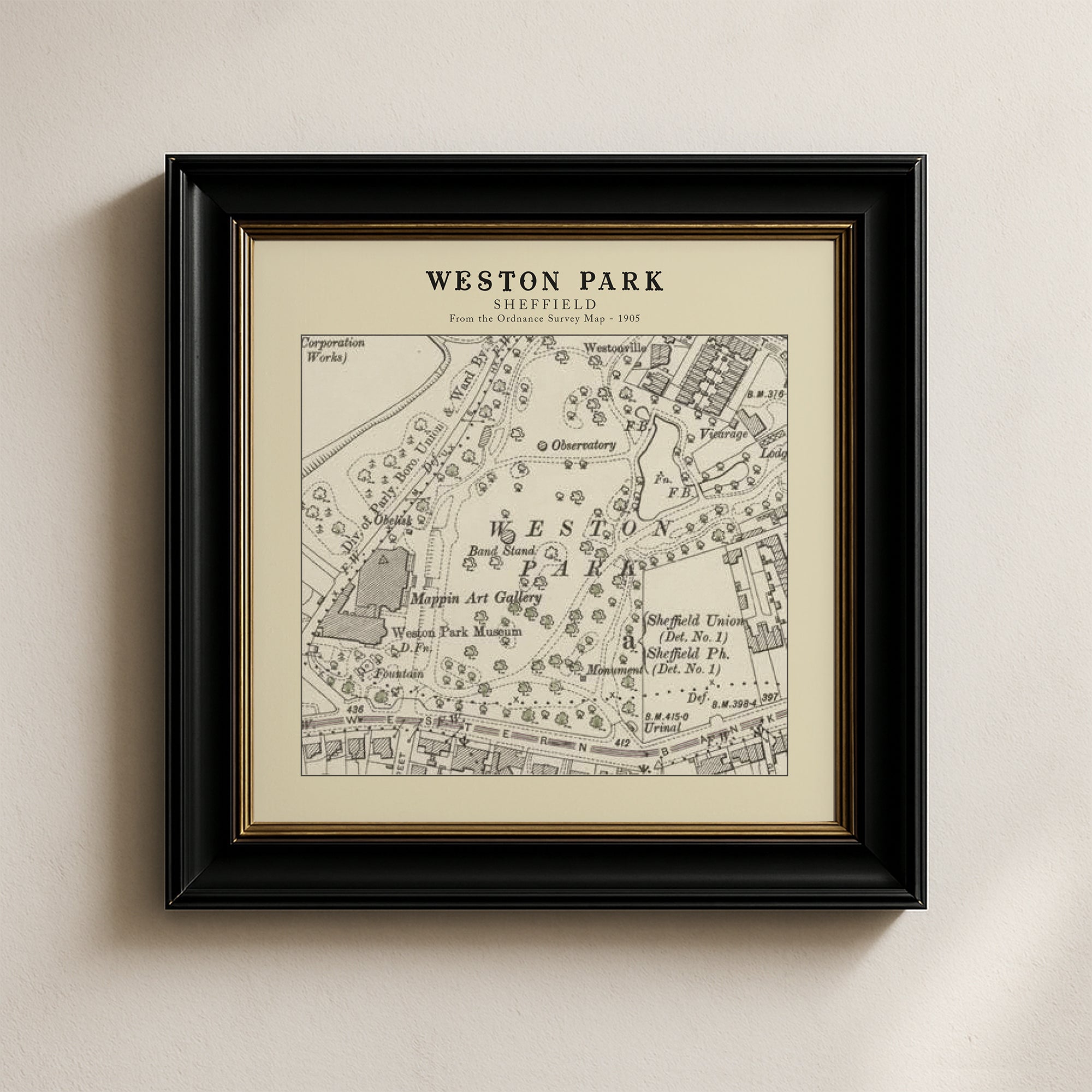 Weston Park - Sheffield Card